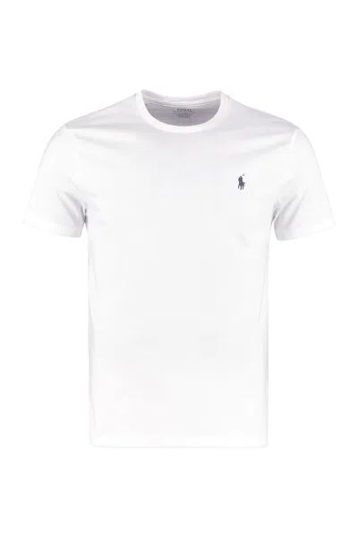 Polo Ralph Lauren Crew-neck Cotton T-shirt In White
