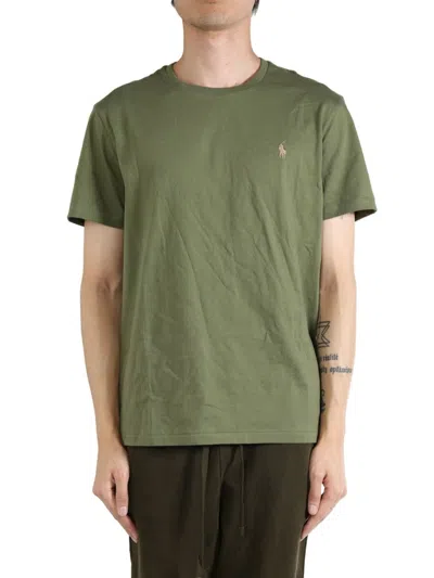 Polo Ralph Lauren Crew Neck Cotton T-shirt In Green
