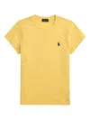 Polo Ralph Lauren Crew-neck Cotton T-shirt In Yellow
