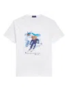 Polo Ralph Lauren Crew-neck Graphic T-shirt In White