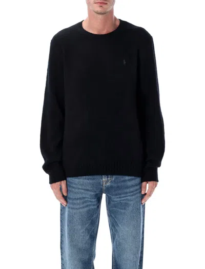 Polo Ralph Lauren Crew Neck Jumper In Black