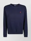 Polo Ralph Lauren Crewneck Cotton Sweatshirt  In Black