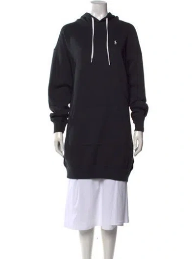 Pre-owned Polo Ralph Lauren Crew Neck Long Sleeve Hoodie In Black