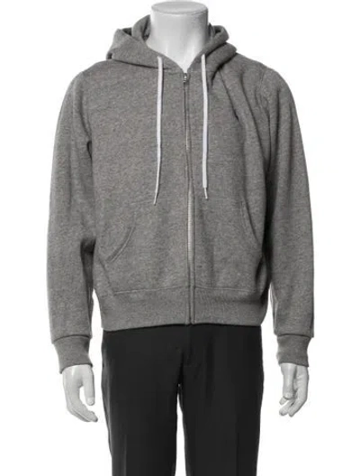 Pre-owned Polo Ralph Lauren Crew Neck Long Sleeve Hoodie In Gray