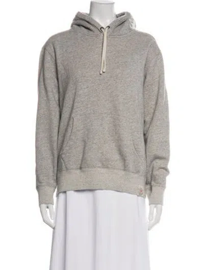 Pre-owned Polo Ralph Lauren Crew Neck Long Sleeve Hoodie In Gray