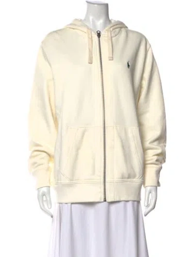 Pre-owned Polo Ralph Lauren Crew Neck Long Sleeve Hoodie In Neutral