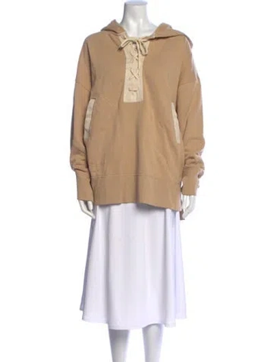 Pre-owned Polo Ralph Lauren Crew Neck Long Sleeve Hoodie In Neutrals