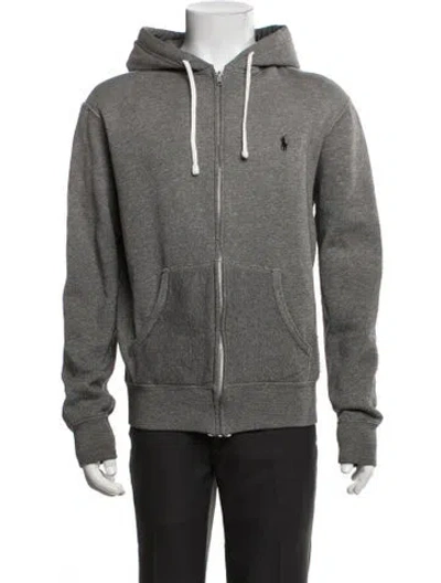 Pre-owned Polo Ralph Lauren Crew Neck Long Sleeve Hoodie In Neutrals