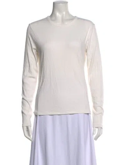 Pre-owned Polo Ralph Lauren Crew Neck Long Sleeve Polo In Neutrals