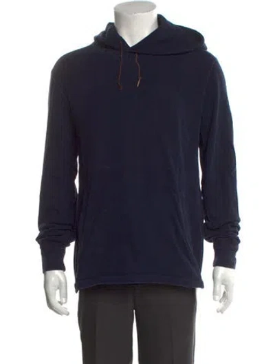 Pre-owned Polo Ralph Lauren Crew Neck Long Sleeve Polo Sweater In Blue