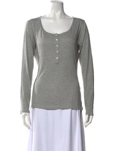 Pre-owned Polo Ralph Lauren Crew Neck Long Sleeve Polo W/ Tags In Grey