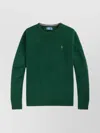 Polo Ralph Lauren Classic Crewneck Sweater In Deep Green In Green