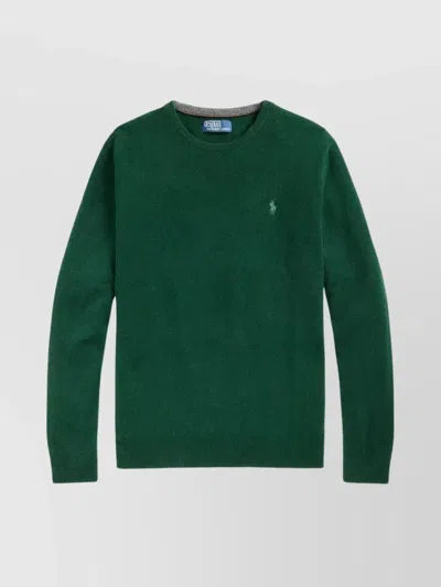 POLO RALPH LAUREN CREW NECK LONG SLEEVE RIBBED PULLOVER