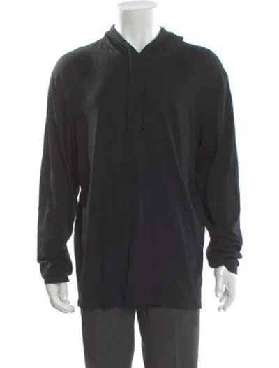Pre-owned Polo Ralph Lauren Crew Neck Long Sleeve Sweatshirt In Black