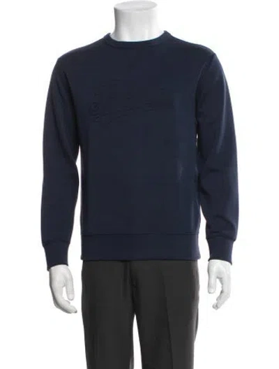 Pre-owned Polo Ralph Lauren Crew Neck Long Sleeve Sweatshirt W/ Tags In Blue