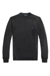 Polo Ralph Lauren Crew Neck Multicolor Knitwear In Gray