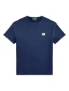 Polo Ralph Lauren Crew-neck Patch T-shirt In Blue