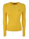 Polo Ralph Lauren Polo Pony-embroidered Jumper In Yellow