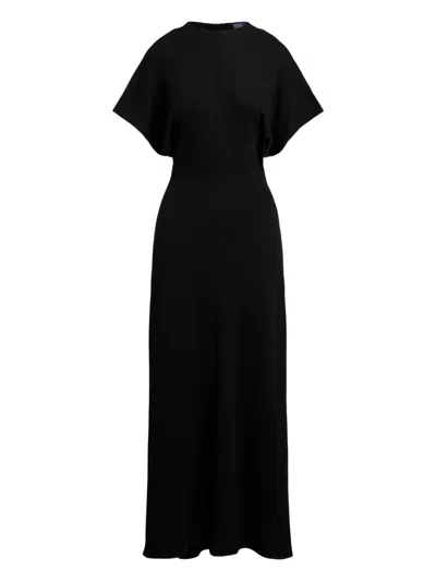 Polo Ralph Lauren Crew-neck Short-sleeve Dress In Black