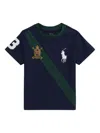 Polo Ralph Lauren Ralph Lauren Big Pony 20th Anniversary Crest Tee In Blue
