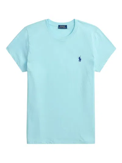 Polo Ralph Lauren Crew Neck Short Sleeve T-shirt In Blue
