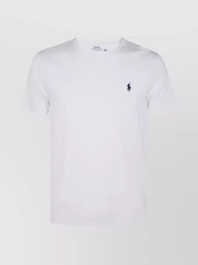 Polo Ralph Lauren Crew Neck Short Sleeve T-shirt In White