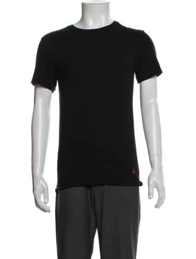 Pre-owned Polo Ralph Lauren Crew Neck Short Sleeve T-shirt In Black