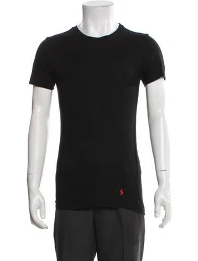 Pre-owned Polo Ralph Lauren Crew Neck Short Sleeve T-shirt In Black