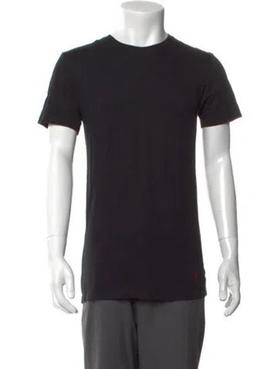 Pre-owned Polo Ralph Lauren Crew Neck Short Sleeve T-shirt In Black