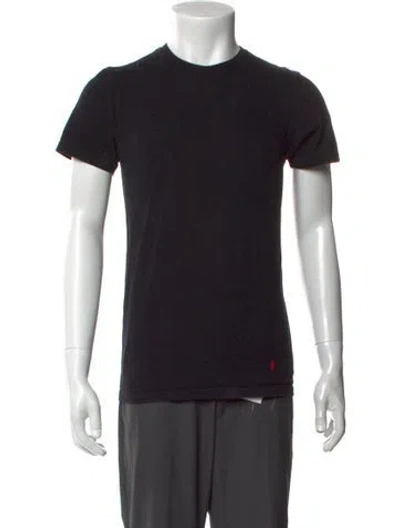 Pre-owned Polo Ralph Lauren Crew Neck Short Sleeve T-shirt In Black