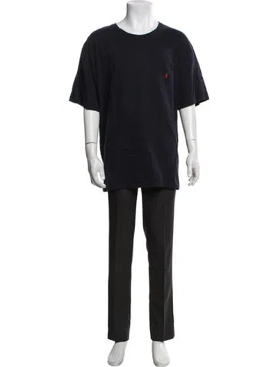 Pre-owned Polo Ralph Lauren Crew Neck Short Sleeve T-shirt In Black