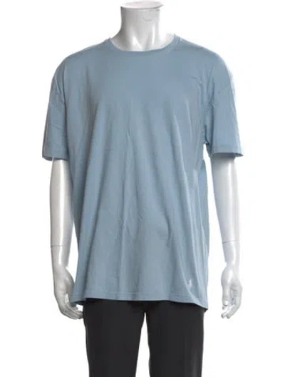 Pre-owned Polo Ralph Lauren Crew Neck Short Sleeve T-shirt In Blue