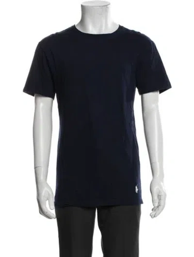 Pre-owned Polo Ralph Lauren Crew Neck Short Sleeve T-shirt In Blue