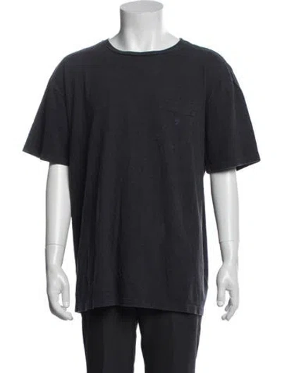 Pre-owned Polo Ralph Lauren Crew Neck Short Sleeve T-shirt In Blue