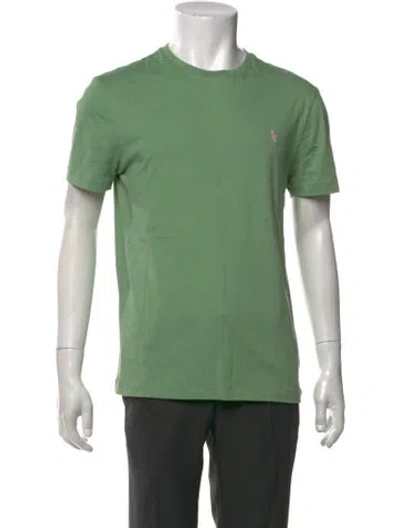 Pre-owned Polo Ralph Lauren Crew Neck Short Sleeve T-shirt In Green