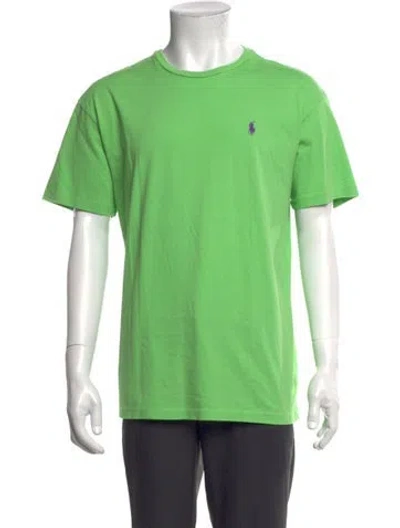 Pre-owned Polo Ralph Lauren Crew Neck Short Sleeve T-shirt In Green