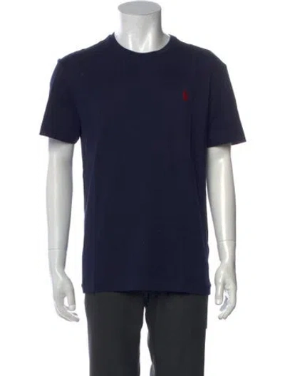 Pre-owned Polo Ralph Lauren Crew Neck Short Sleeve T-shirt W/ Tags In Blue/red