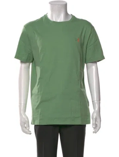 Pre-owned Polo Ralph Lauren Crew Neck Short Sleeve T-shirt W/ Tags In Green