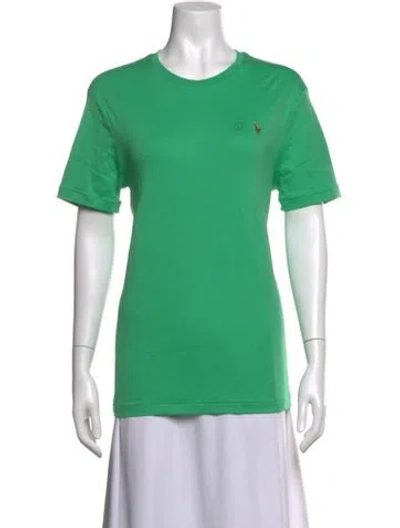 Pre-owned Polo Ralph Lauren Crew Neck Short Sleeve T-shirt W/ Tags In Green