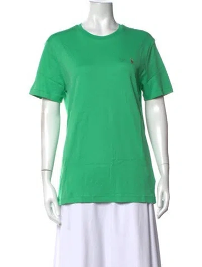 Pre-owned Polo Ralph Lauren Crew Neck Short Sleeve T-shirt W/ Tags In Green