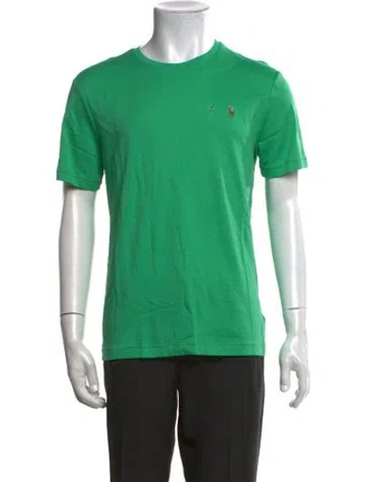 Pre-owned Polo Ralph Lauren Crew Neck Short Sleeve T-shirt W/ Tags In Green