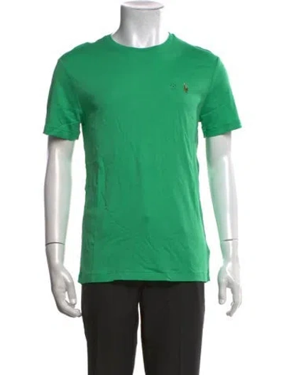 Pre-owned Polo Ralph Lauren Crew Neck Short Sleeve T-shirt W/ Tags In Green