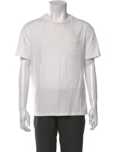 Pre-owned Polo Ralph Lauren Crew Neck Short Sleeve T-shirt In White