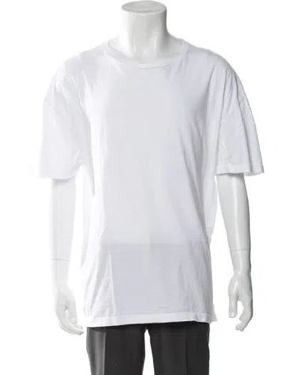 Pre-owned Polo Ralph Lauren Crew Neck Short Sleeve T-shirt In White