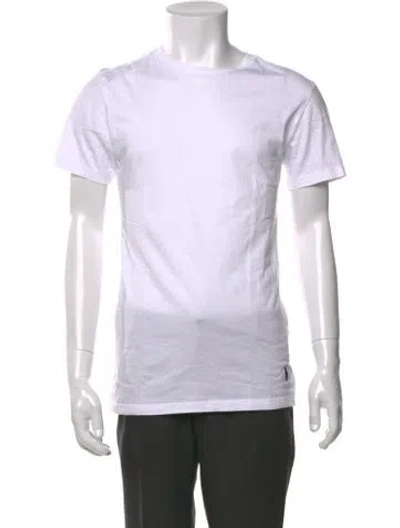 Pre-owned Polo Ralph Lauren Crew Neck Short Sleeve T-shirt In White