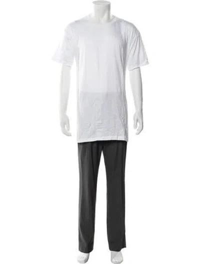Pre-owned Polo Ralph Lauren Crew Neck Short Sleeve T-shirt In White
