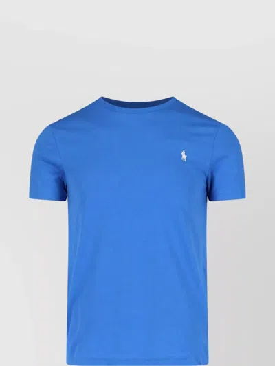 Polo Ralph Lauren Crew Neck Short Sleeves In Blue