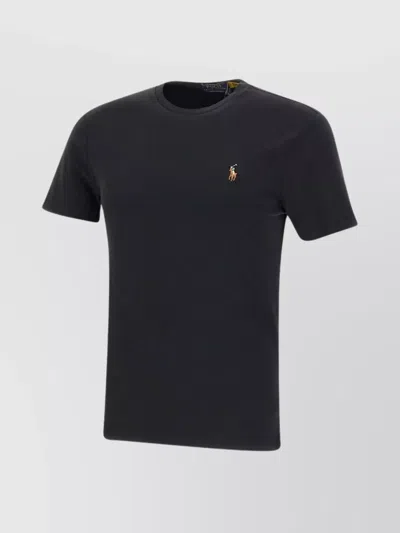 Polo Ralph Lauren Crew Neck Slim Fit T-shirt In Black
