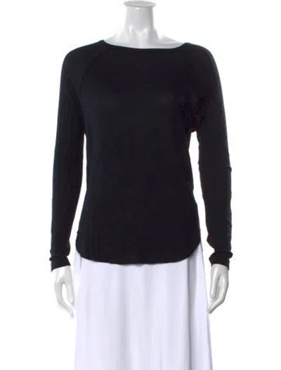 Pre-owned Polo Ralph Lauren Crew Neck Sweater In Black