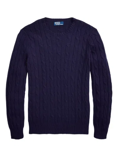Polo Ralph Lauren Crew-neck Sweater In Blue